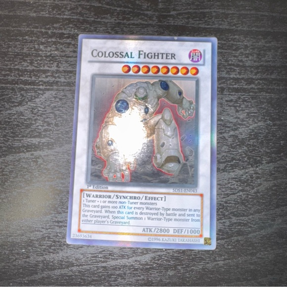 Yugioh Colossal Fighter 23693634 Card - Picture 1 of 2